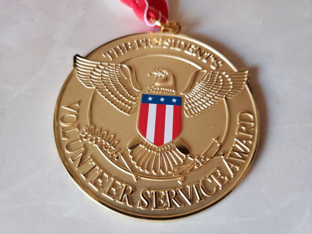 PVSA Gold Medal Small