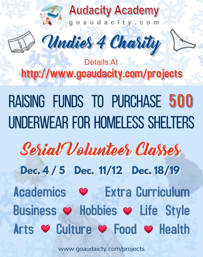 Undies 4 Charity - Made with PosterMyWall