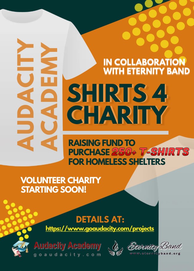 shirts 4 charity poster
