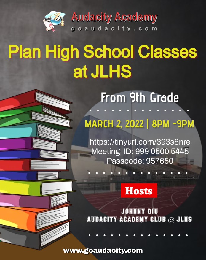 Plan High School Classes at JLHS